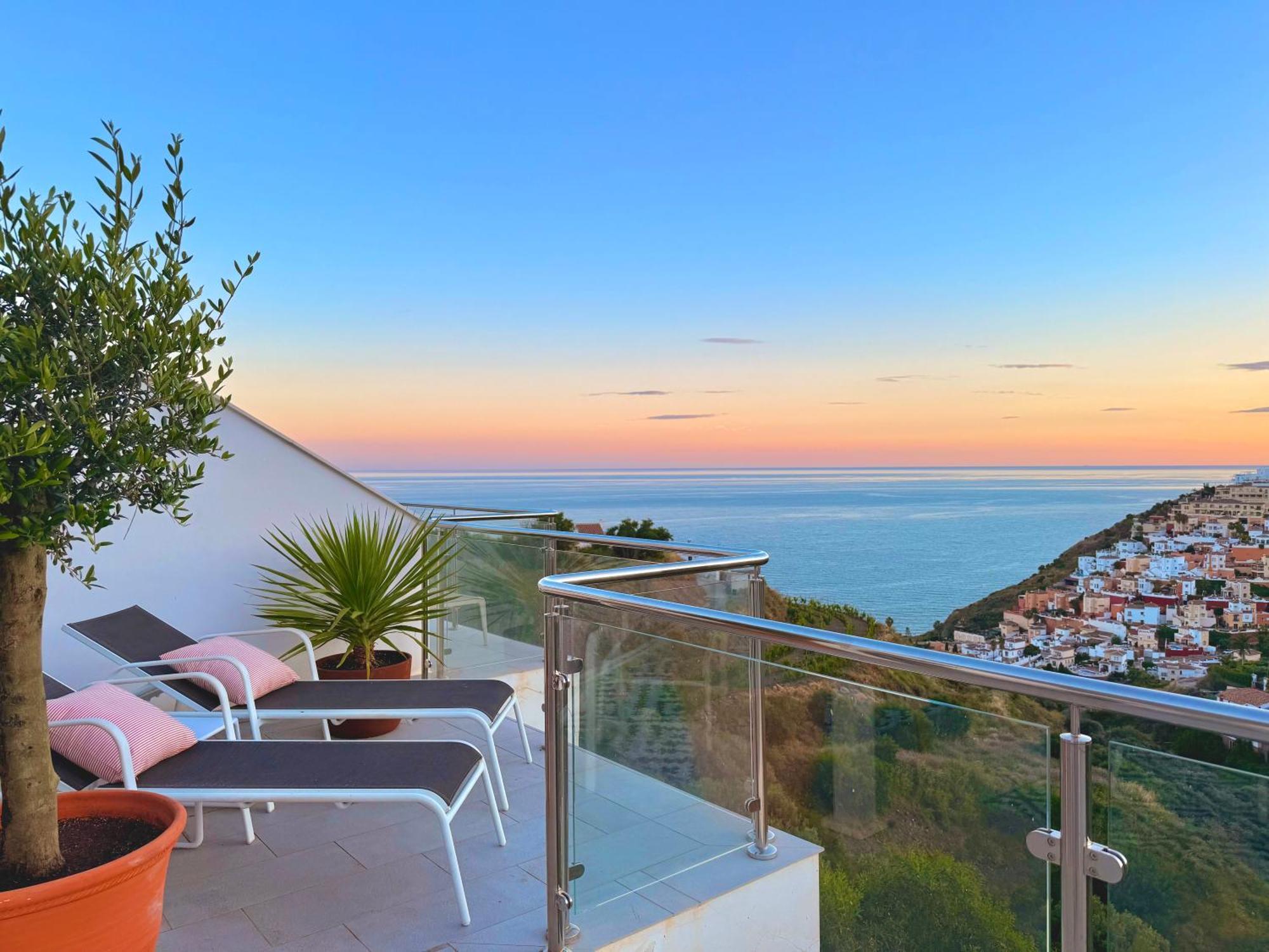 Апартаменты Penthouse Balcon Del Mar 121 Casasol Нерха Экстерьер фото